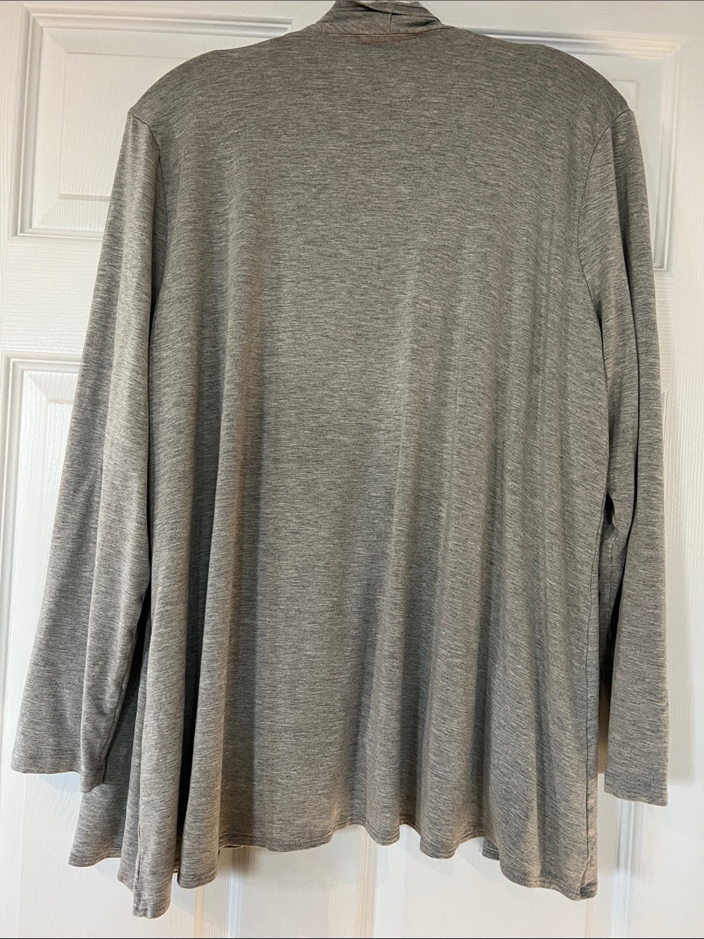 Mr.Max Women's Gray Open Front Cardigan - Picture 4 of 4